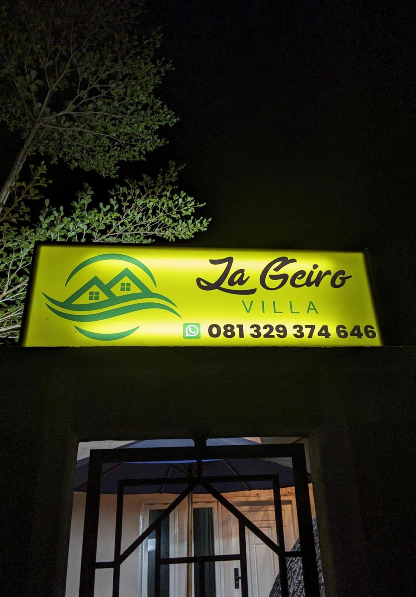 La Geiro Villa Labuan Bajo Eksteriør billede